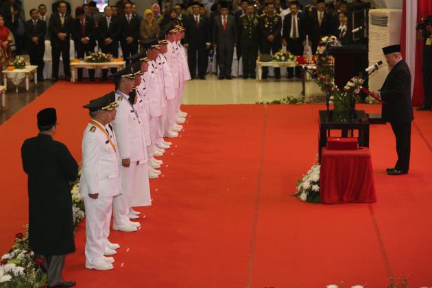 Suasana Pelantikan Beberapa Kepala Daerah di Indonesia Aktual.Com 