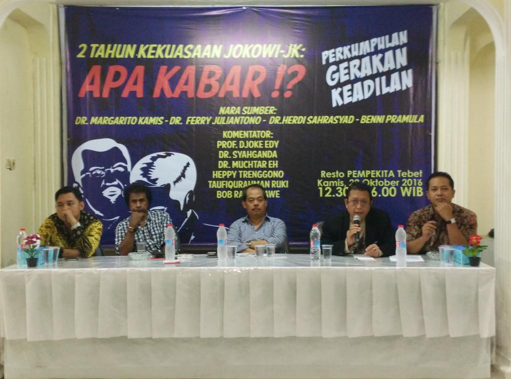 diskusi '2 Tahun Kekuasaan Jokowi-JK : Apa Kabar' (doc aktual)