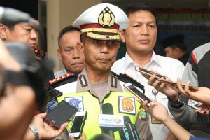 Direktur Lalu Lintas Polda Metro Jaya Kombes Halim Pagarra