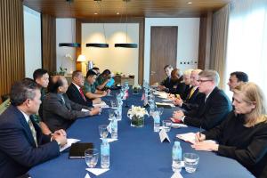 Menhan RI Bertemu Menhan AS di ADMM Plus Filipina