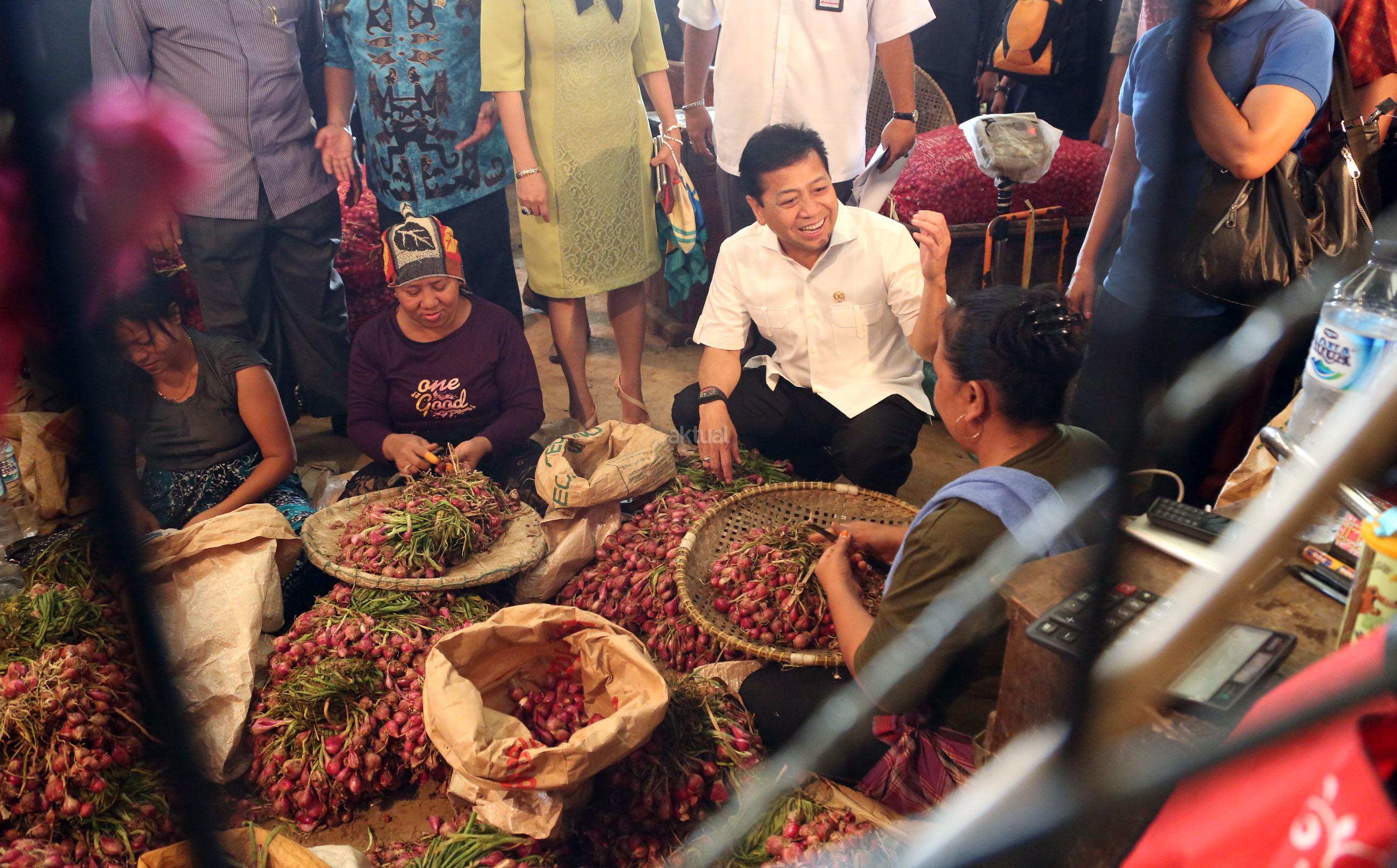 Ketua DPR RI Sidak Harga Cabai di Pasar Induk Kramat Jati 